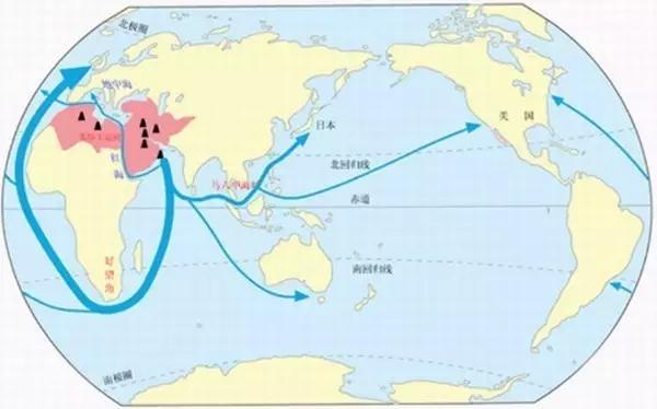 国际石油海运图:航线上的节点和堵点